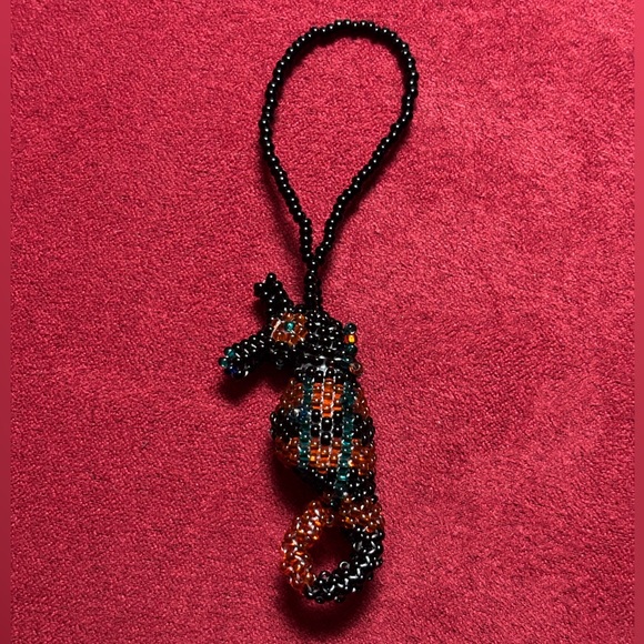 None Other - Beaded Seahorse Hanging Ornament NWOT